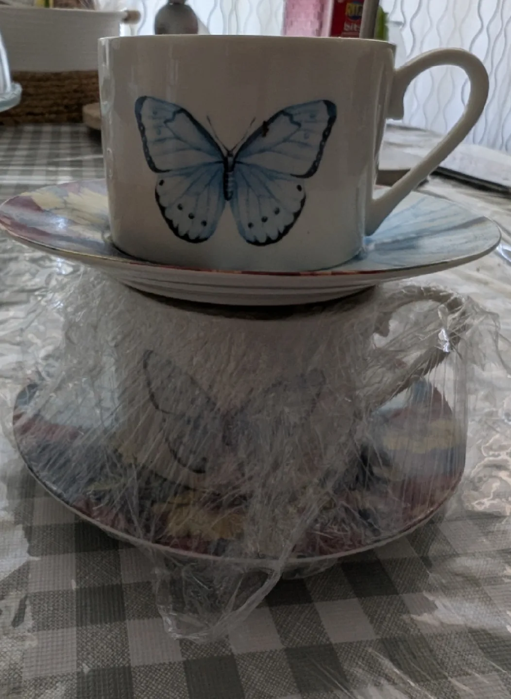 Butterfly Cup and Saucer Set