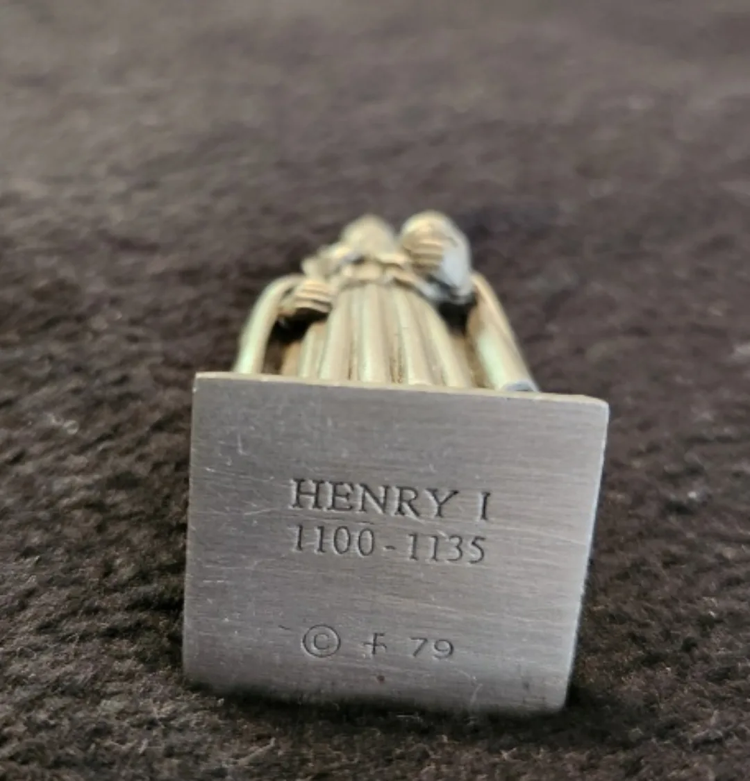 Vintage Pewter Royal Figures - Set of 8 image indicator(3)