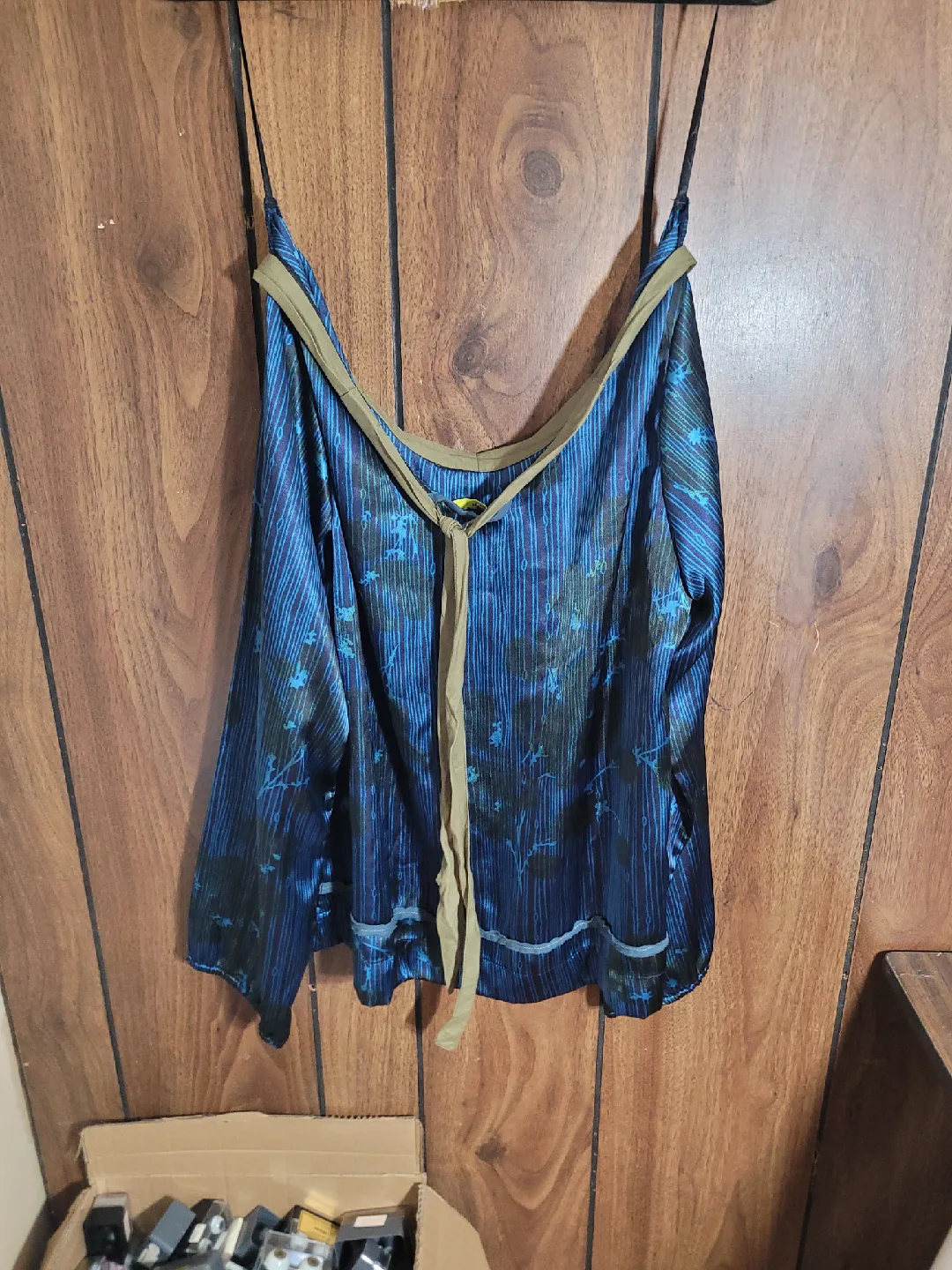 Olola Blue Floral Blouse - Size 44 image indicator(5)