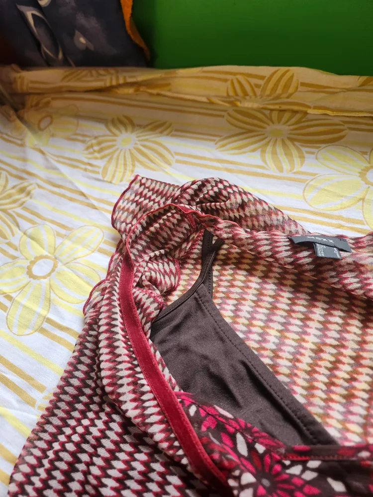 y2k red babydoll mesh top image indicator(5)