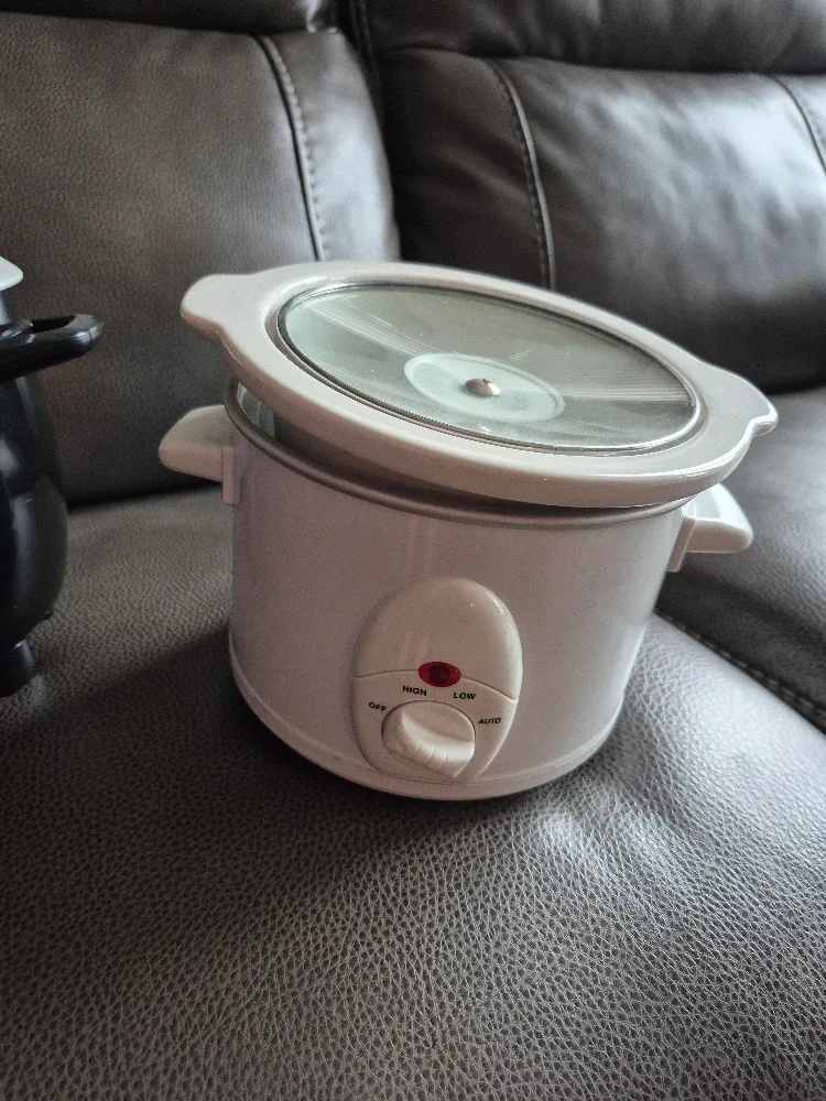 Small White Slow Cooker