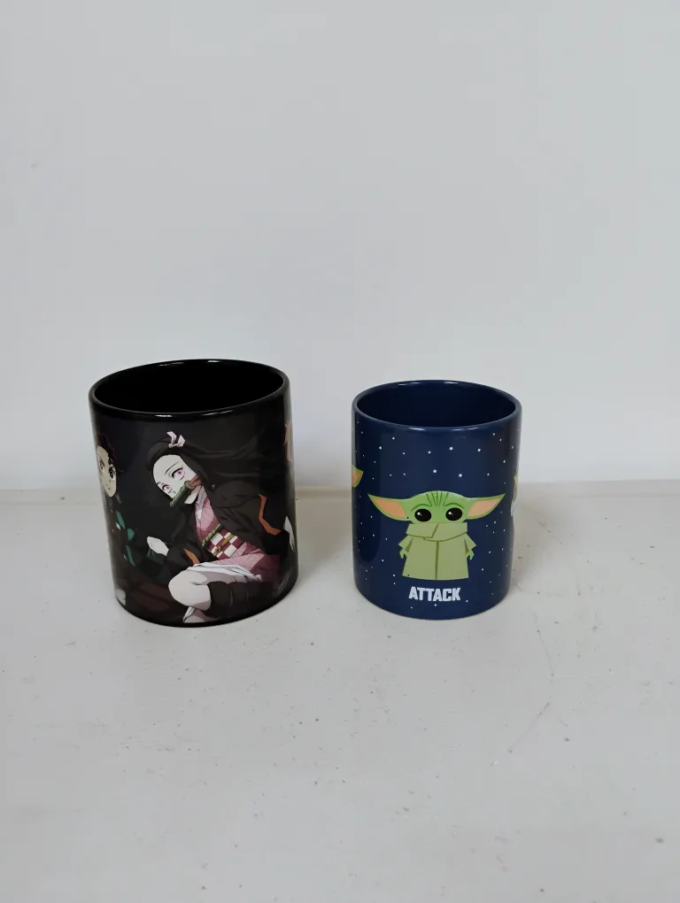 Demon Slayer & Star Wars Baby Yoda Mugs image indicator(2)