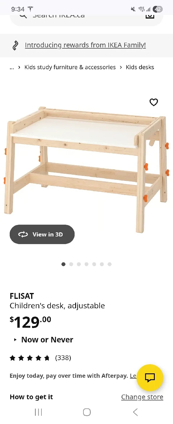 IKEA FLISAT Child's Adjustable Bench image indicator(4)