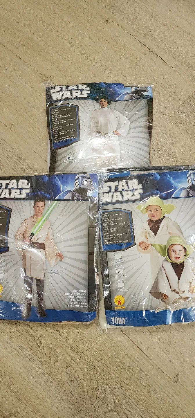 Star Wars Costumes - Princess Leia, Obi-Wan, Yoda thumbnail