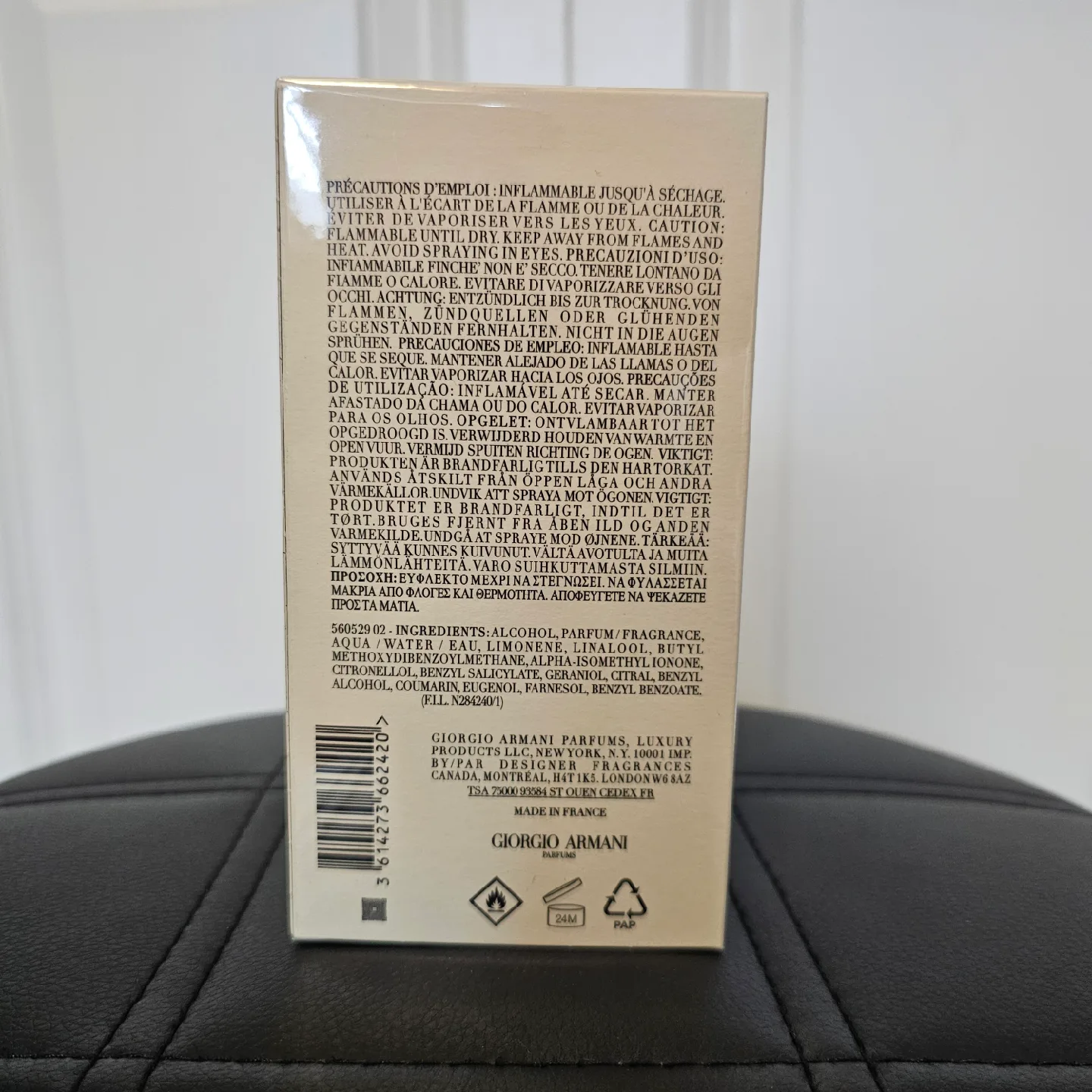 BNIB Acqua Di Giò Giorgio Armani Eau de Parfum 125ml image indicator(2)