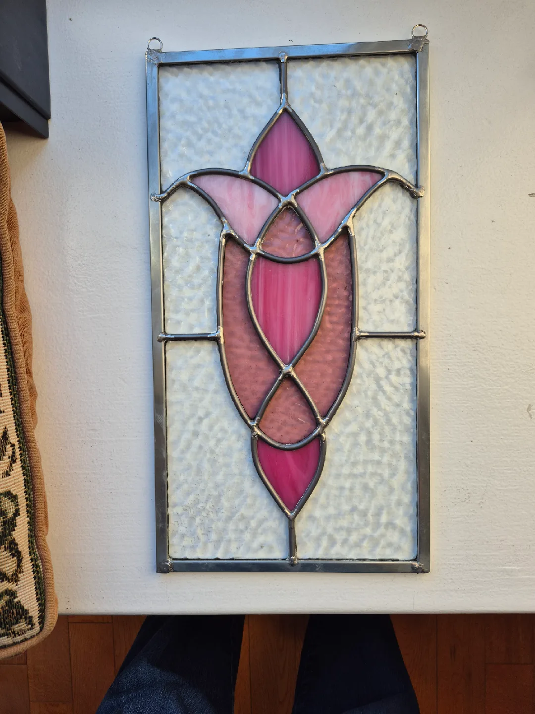 Handmade Stained glass panel image indicator(2)