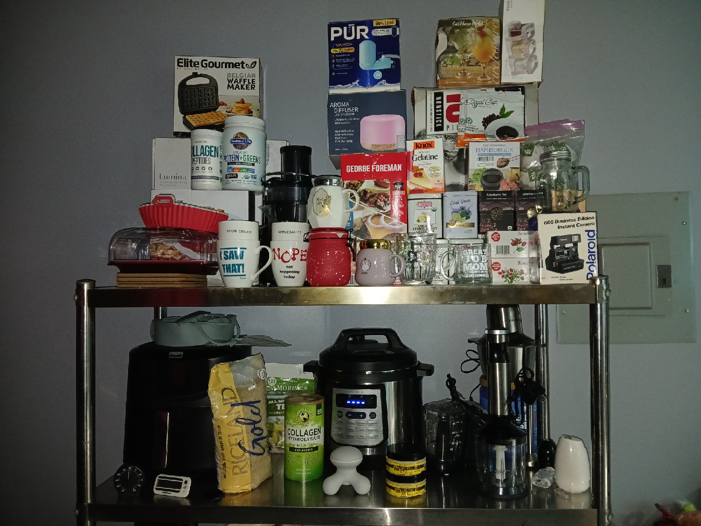 kitchen appliances, etc.. each a different price