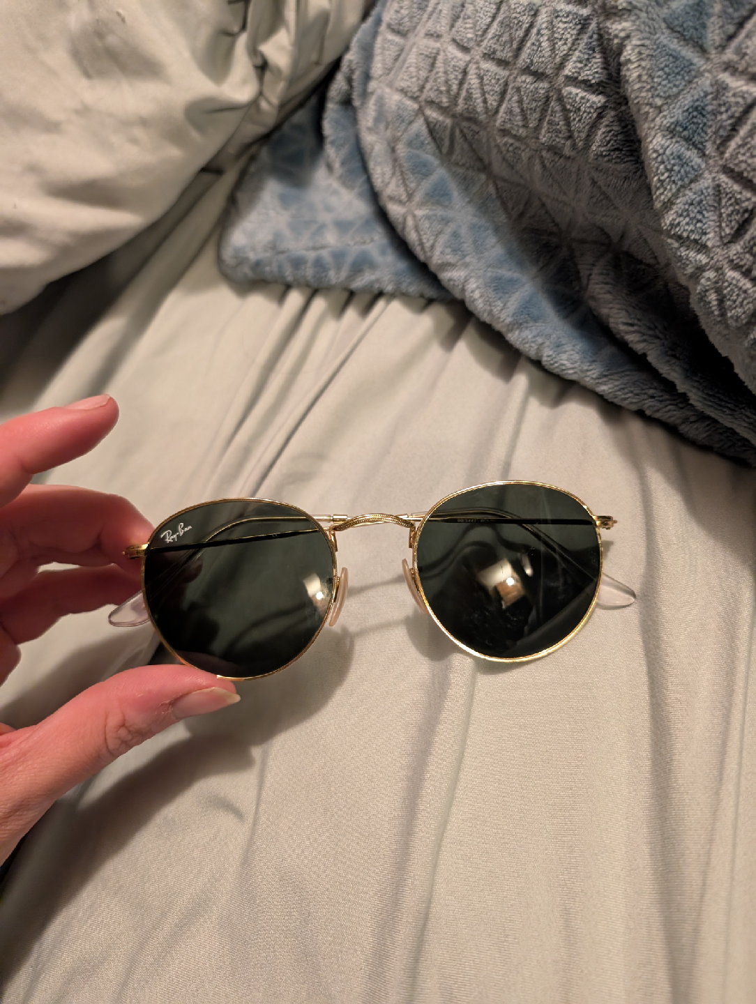 Ray-Ban Round Metal Gold Sunglasses - photo 5