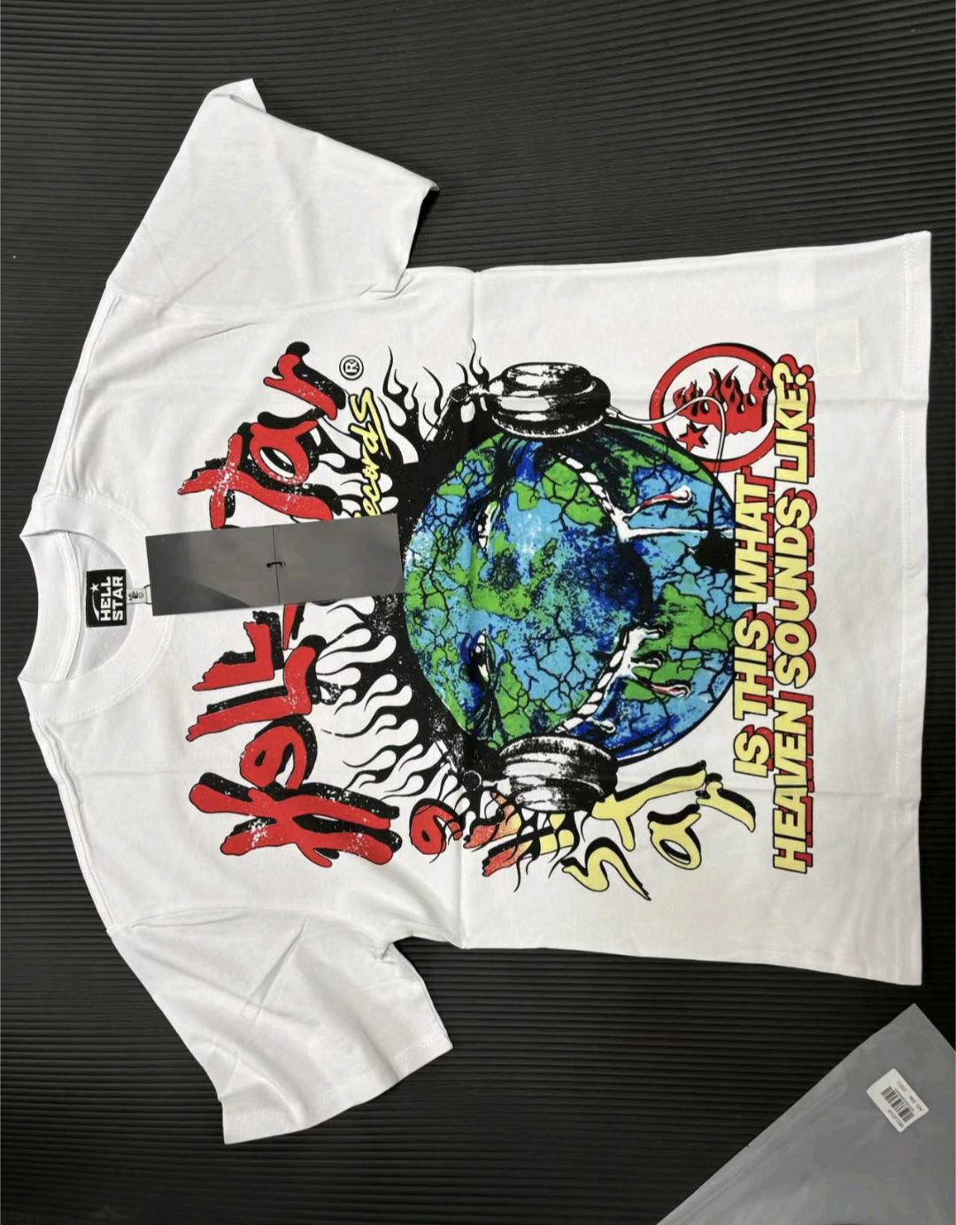 Hellstar Records White Graphic T-Shirt