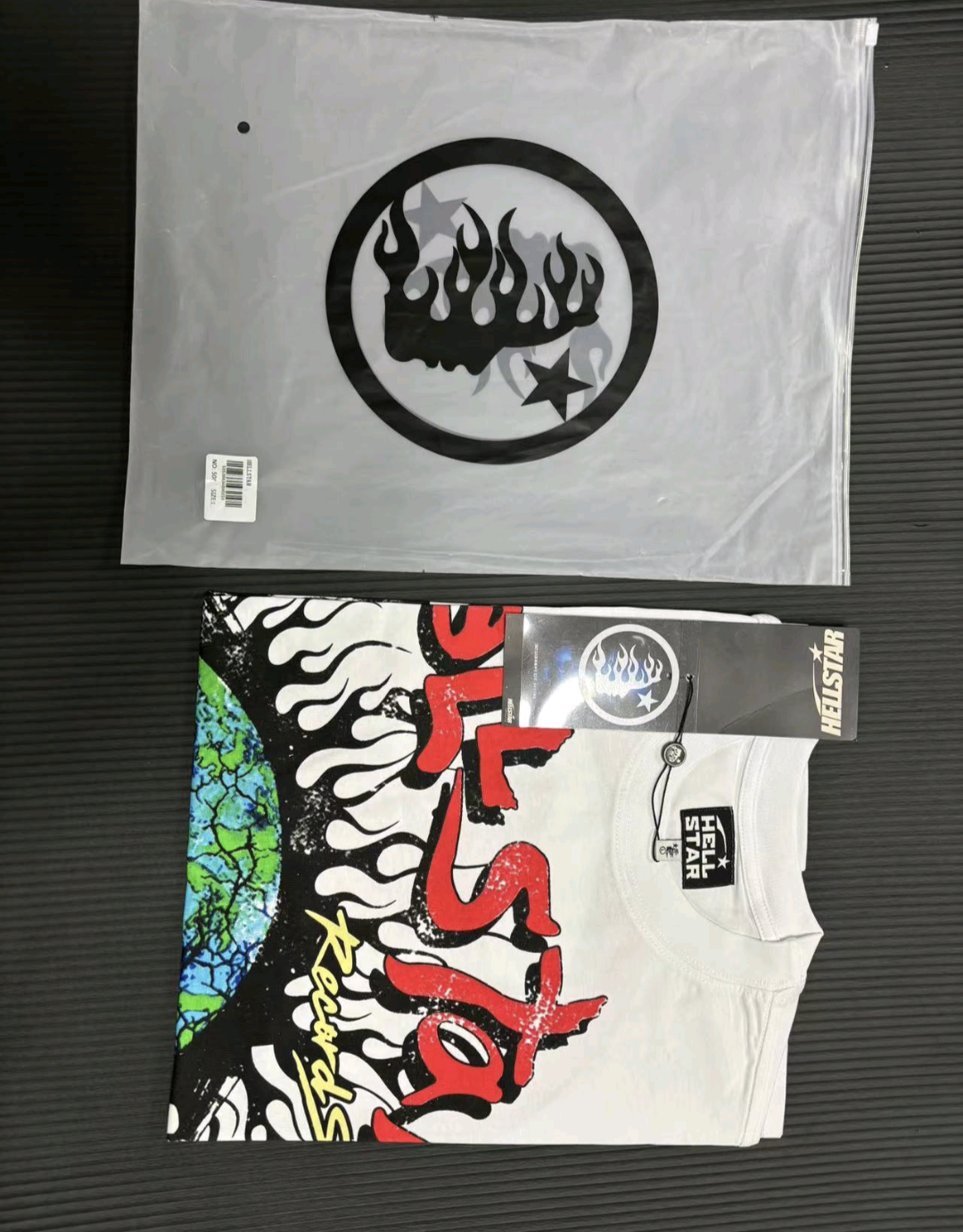 Hellstar Records White Graphic T-Shirt - photo 2