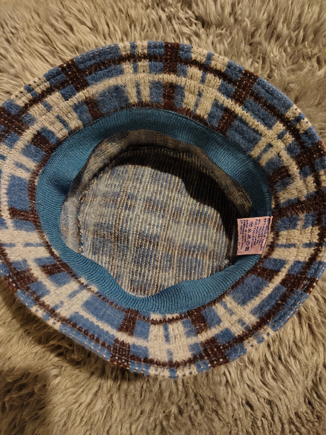 Angora fur and wool Bucket Hat - photo 3
