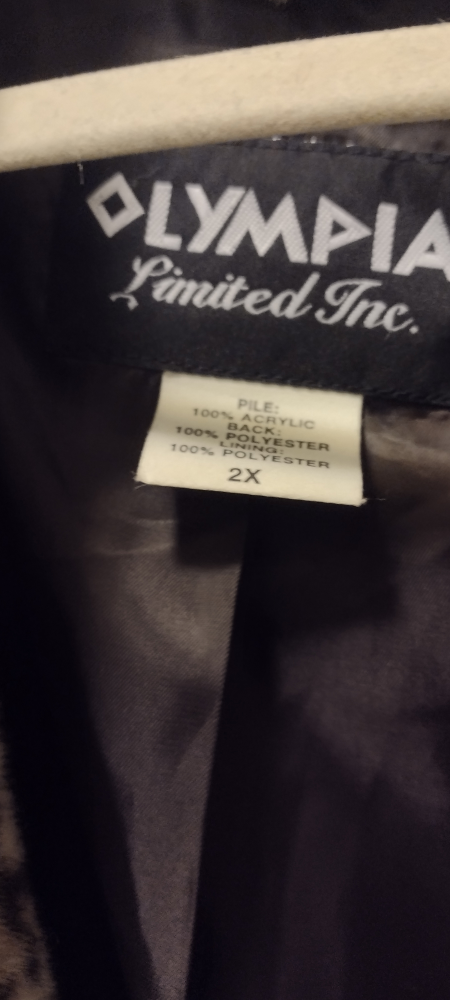 Olympia Limited Inc. Leopard Print Coat - Size 2X - photo 5