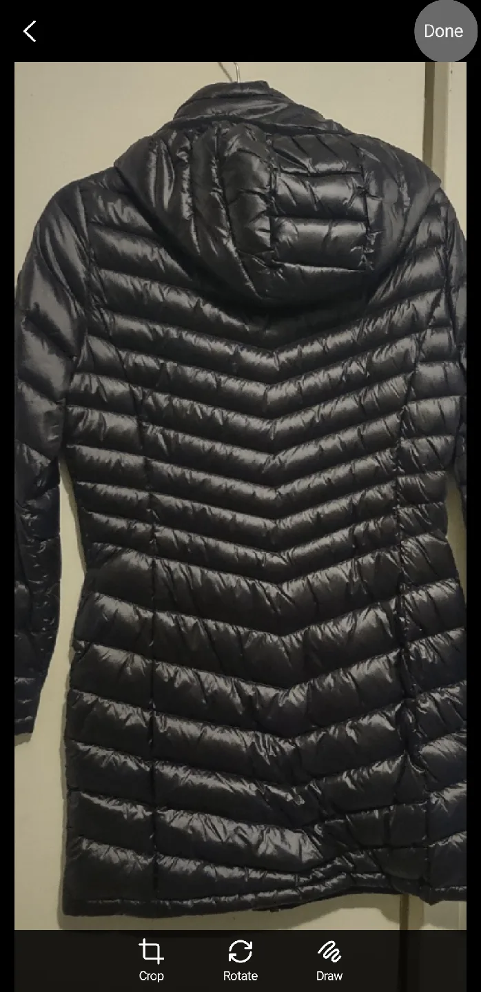 (NEW) Drew Marc Black Puffer Jacket image indicator(7)