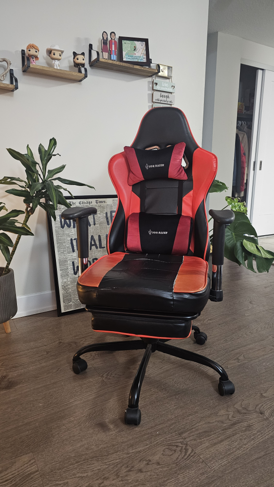 Von Racer Gaming Chair / office chair- Red/Black