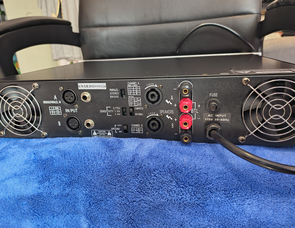 Atlantic Audio Q-3000 Professional Power Amplifier - photo 3