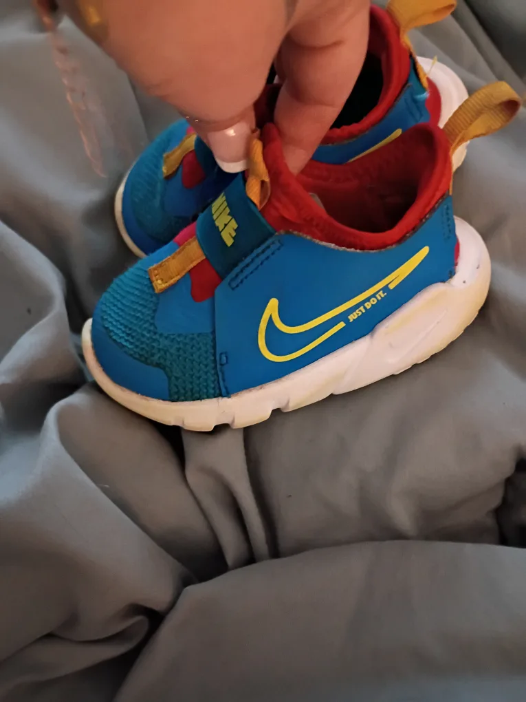 Nike Toddler Flex Advance Blue/Red Shoes image indicator(2)