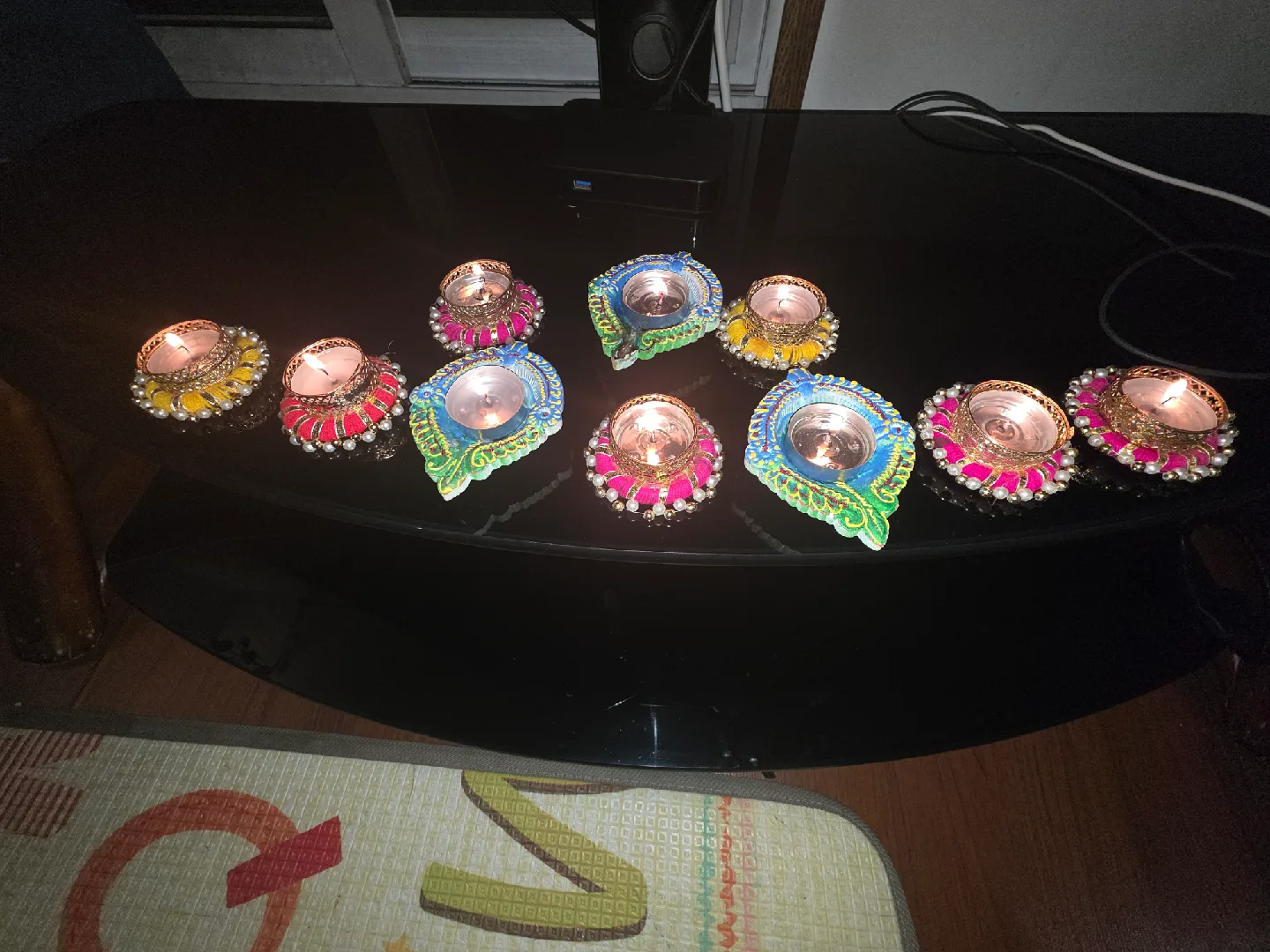 Handcrafted Diwali Tea Light Holders (Set of 10) image indicator(2)