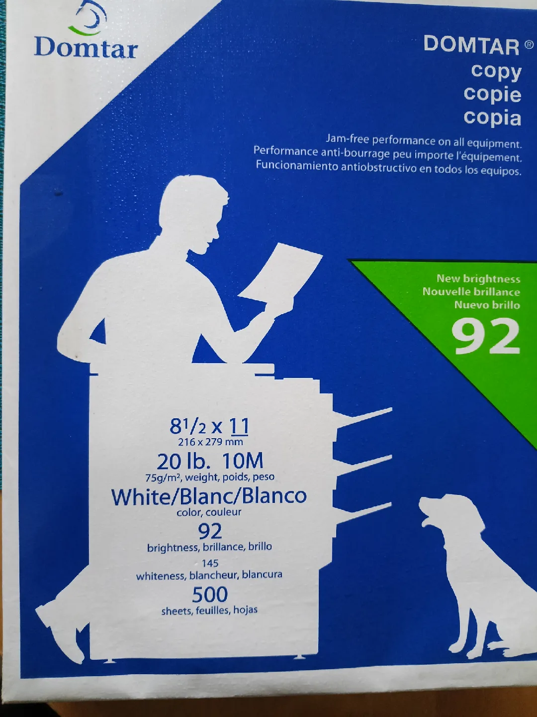 Domtar Copy Paper - 8.5 x 11 - 500 Sheets image indicator(2)