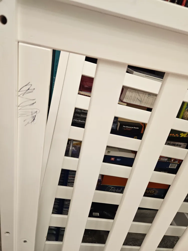 Convertible White Baby Crib image indicator(4)