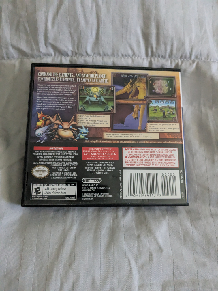 Golden Sun: Dark Dawn Case NO GAME - photo 2