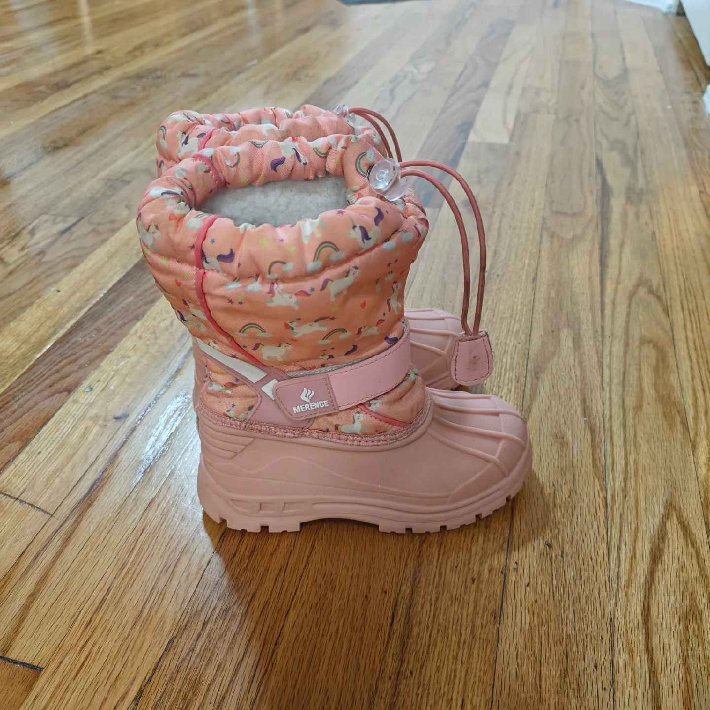 Merence Pink Unicorn Snow Boots thumbnail