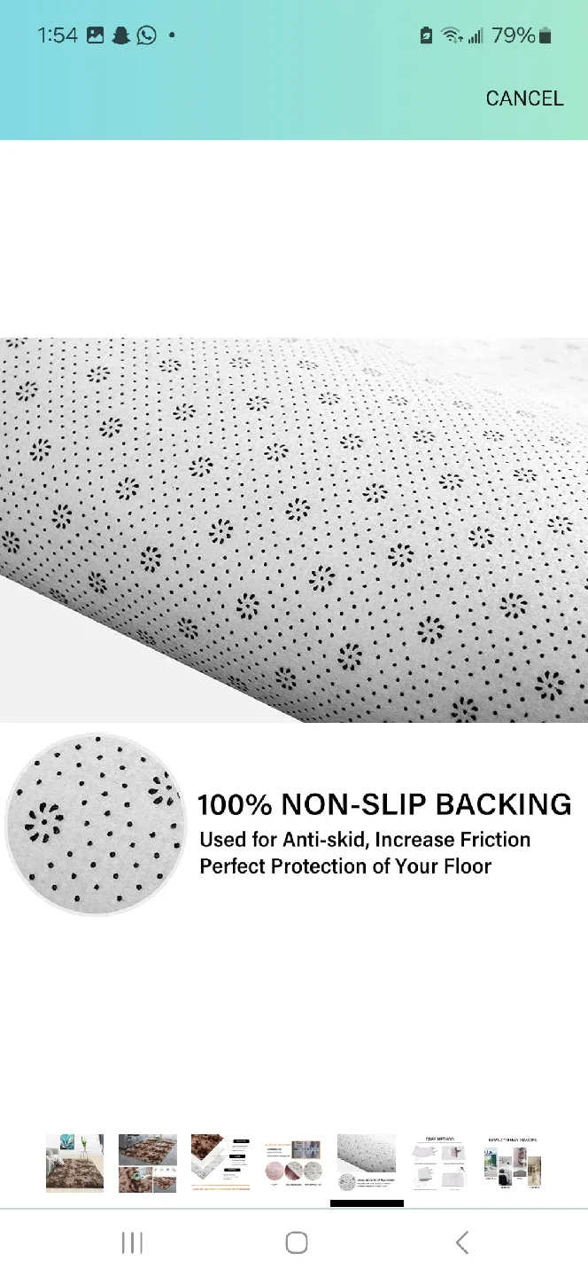 Ultra-Soft Luxury Brown Shag Rug image indicator(5)