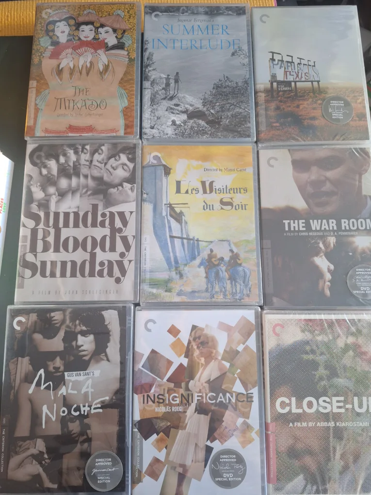 Various Criterion Collection & Eclipse DVDS All New & Sealed image indicator(2)