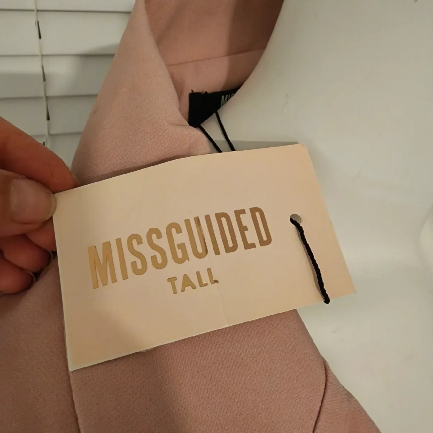 Missguided Tall Pink Suit Set - Blazer & Pants image indicator(5)