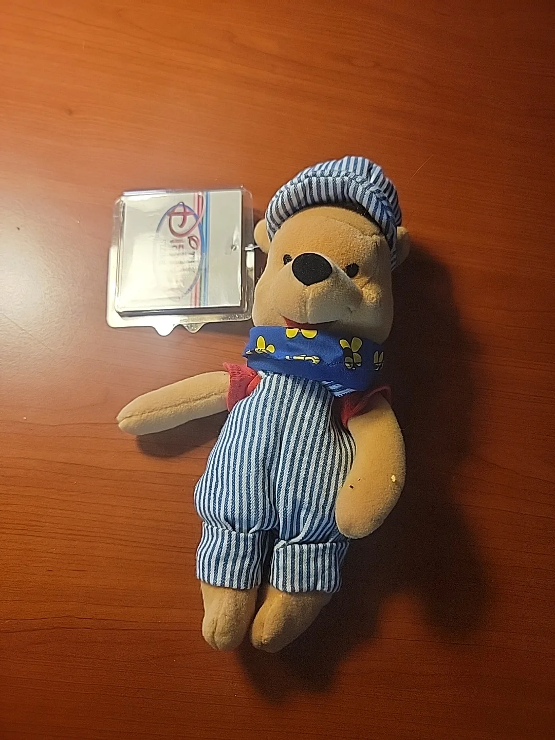 Disney Winnie the Pooh Train Conductor Plush - New image indicator(5)