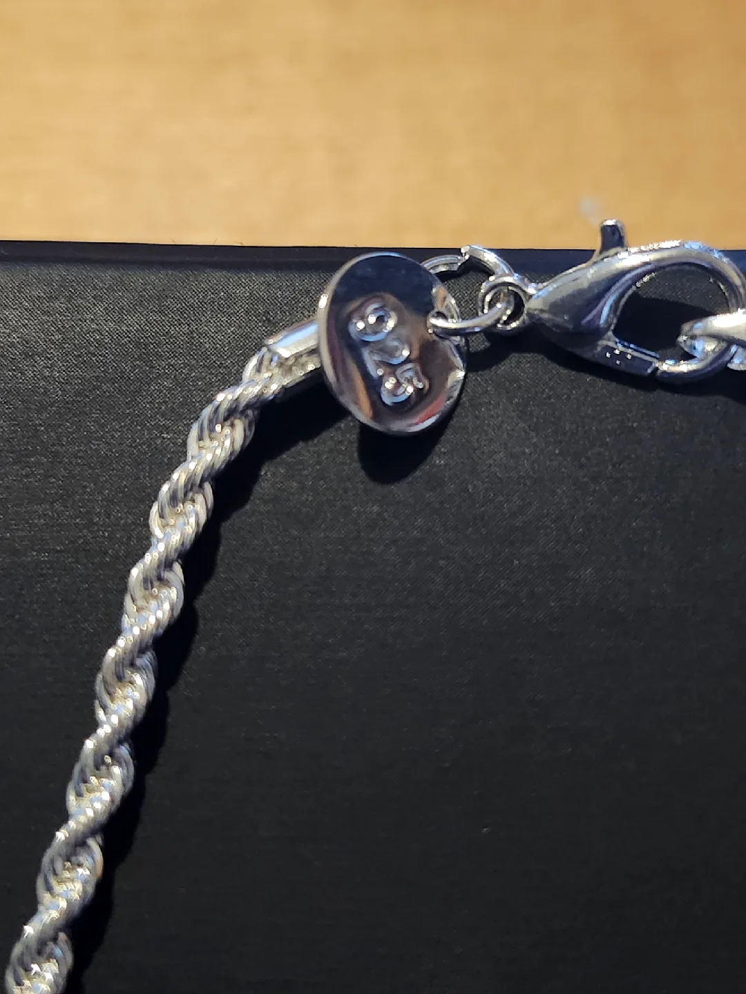 925 Silver Plated Rope Chain Necklace image indicator(2)