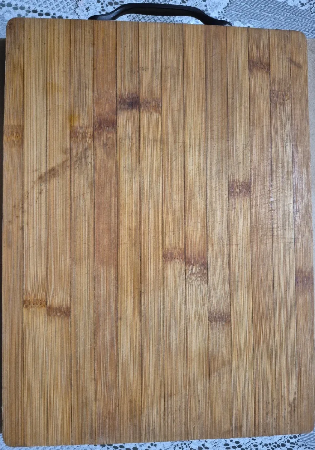 Bamboo Cutting Board with Handle image indicator(2)