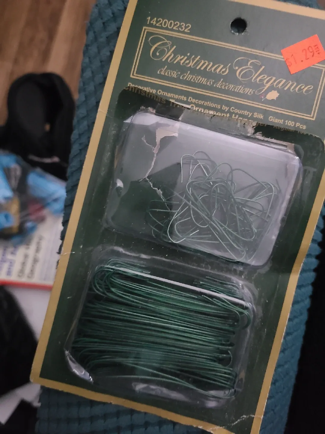 Christmas Elegance Ornament Hangers - 100 pcs image indicator(3)