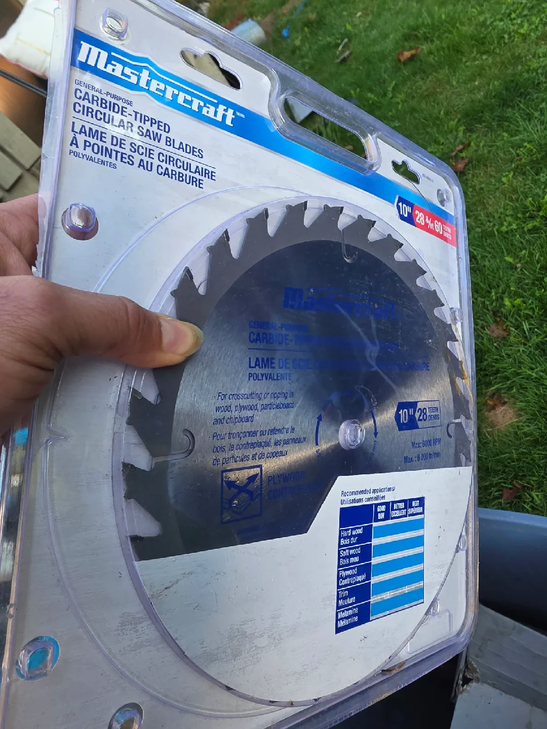 Mastercraft 10" Carbide-Tipped Circular Saw Blade - New image indicator(2)
