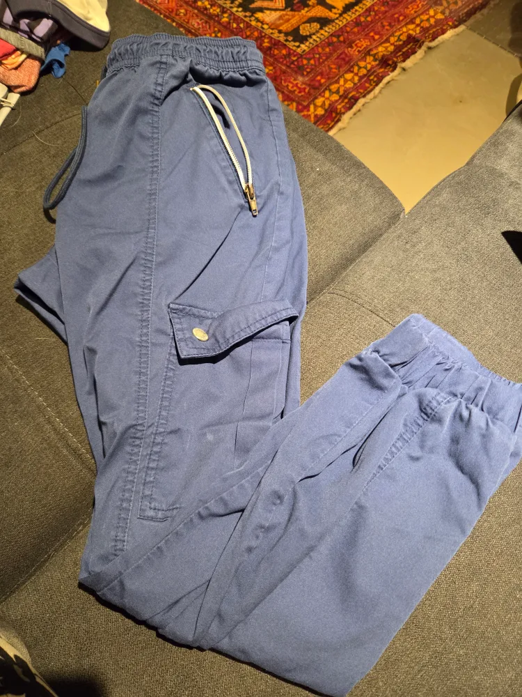 3 Blue Scrub Sets - Top & Pants (Jaanuu brand) image indicator(3)