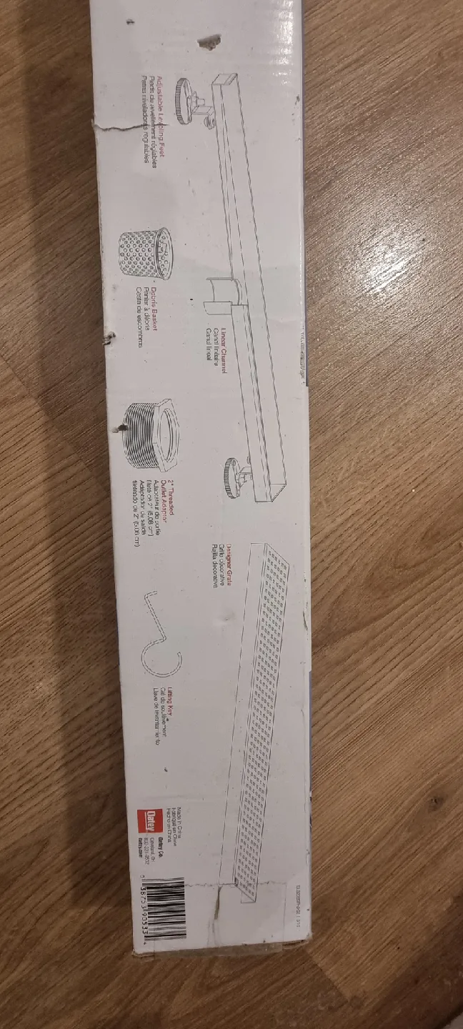 Oatey Designline 28 in Linear Shower Drain - New image indicator(2)