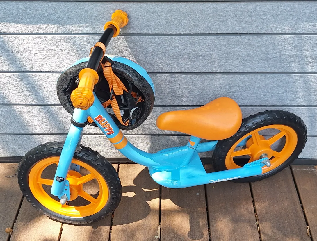 Retrospec Blipp Balance Bike - Blue & Orange
