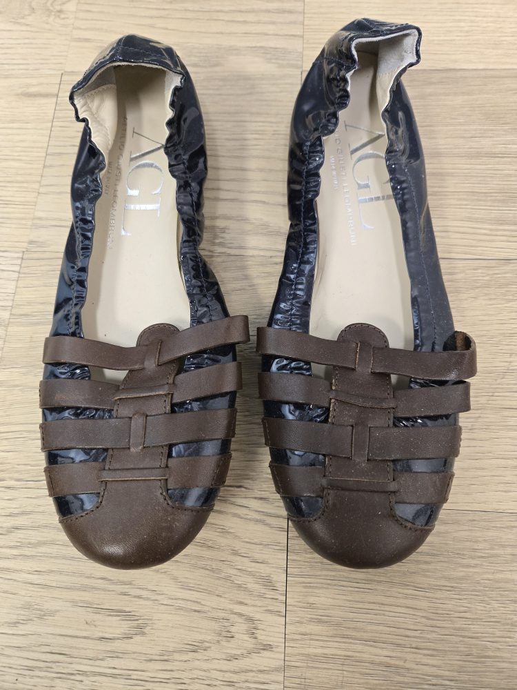 AGL Leather Ballet Flats - Size 39.5