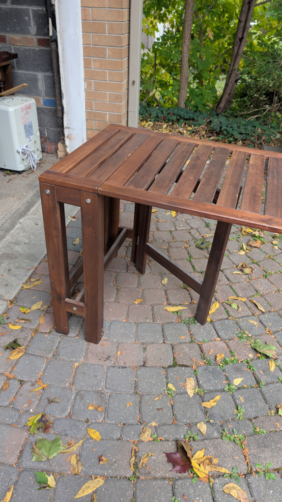 Folding Wooden Table - photo 5