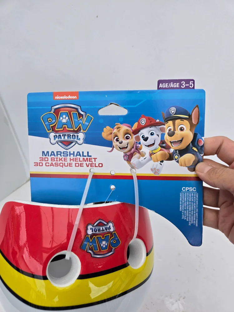Kids toddlers bike helmet paw patrol Marshall size in photos image indicator(8)