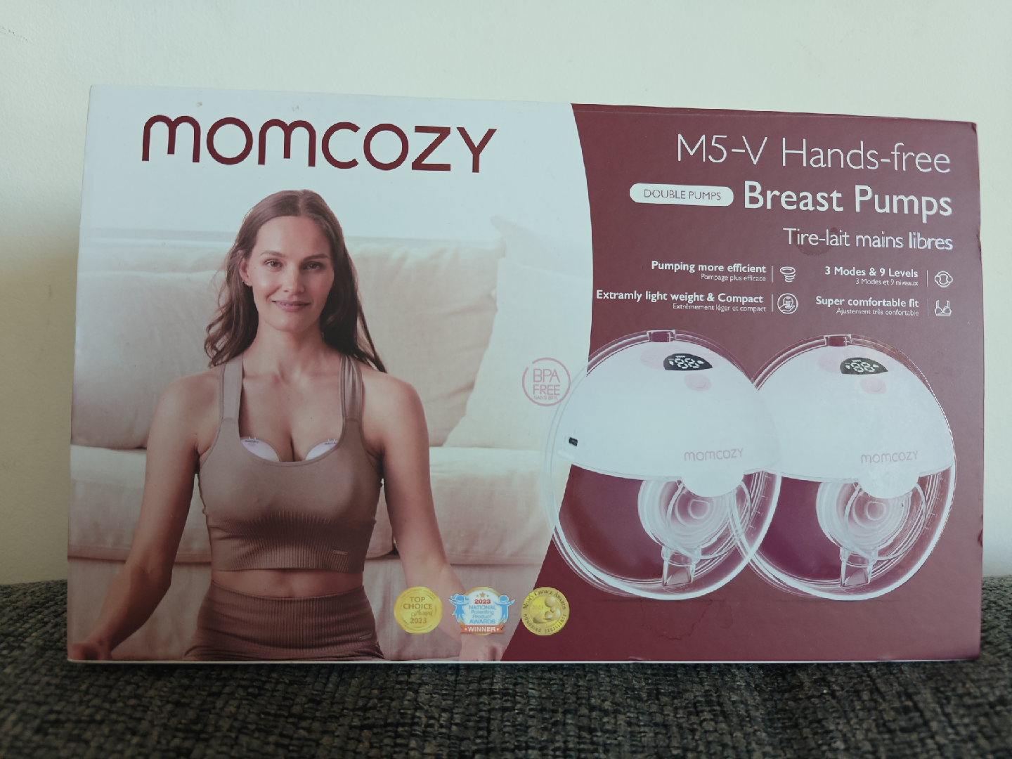 Momcozy M5-V Hands-free Breast Pumps - Double