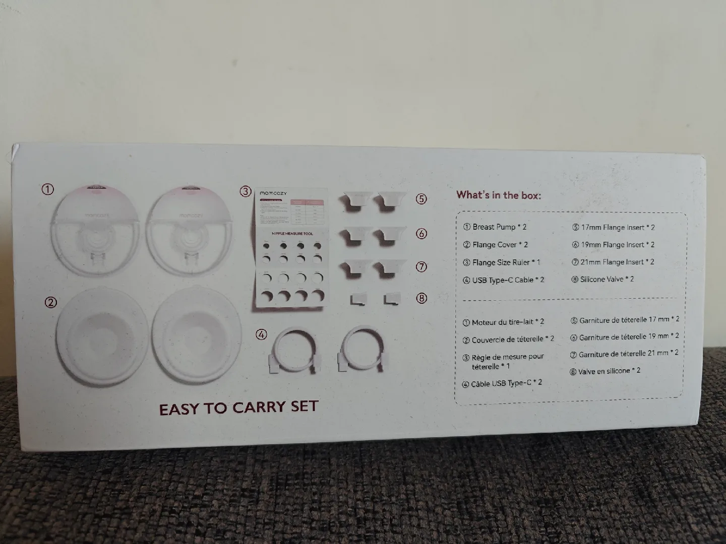 Momcozy M5-V Hands-free Breast Pumps - Double image indicator(2)