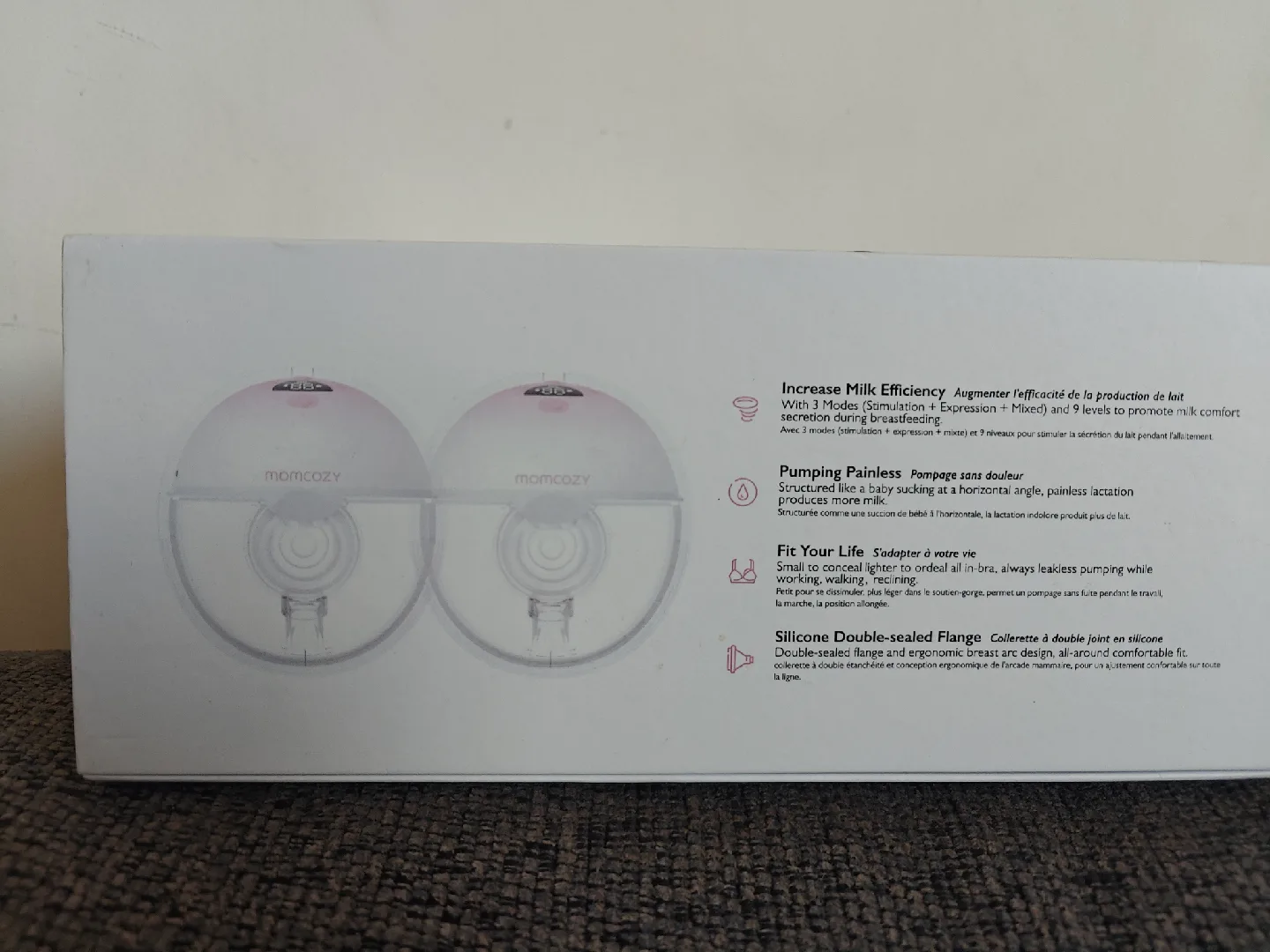 Momcozy M5-V Hands-free Breast Pumps - Double image indicator(3)