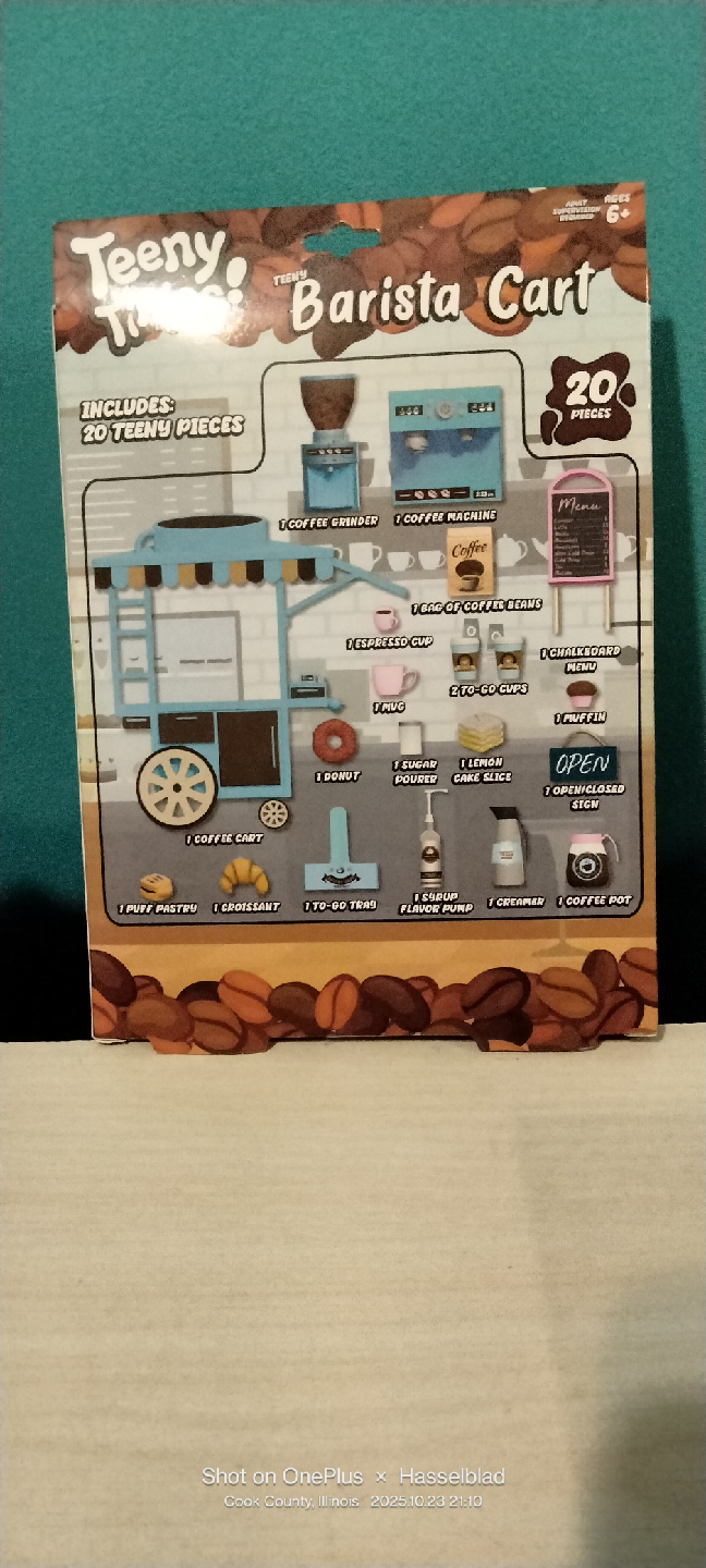 Teeny Tinies! Teeny Barista Cart - New - photo 2