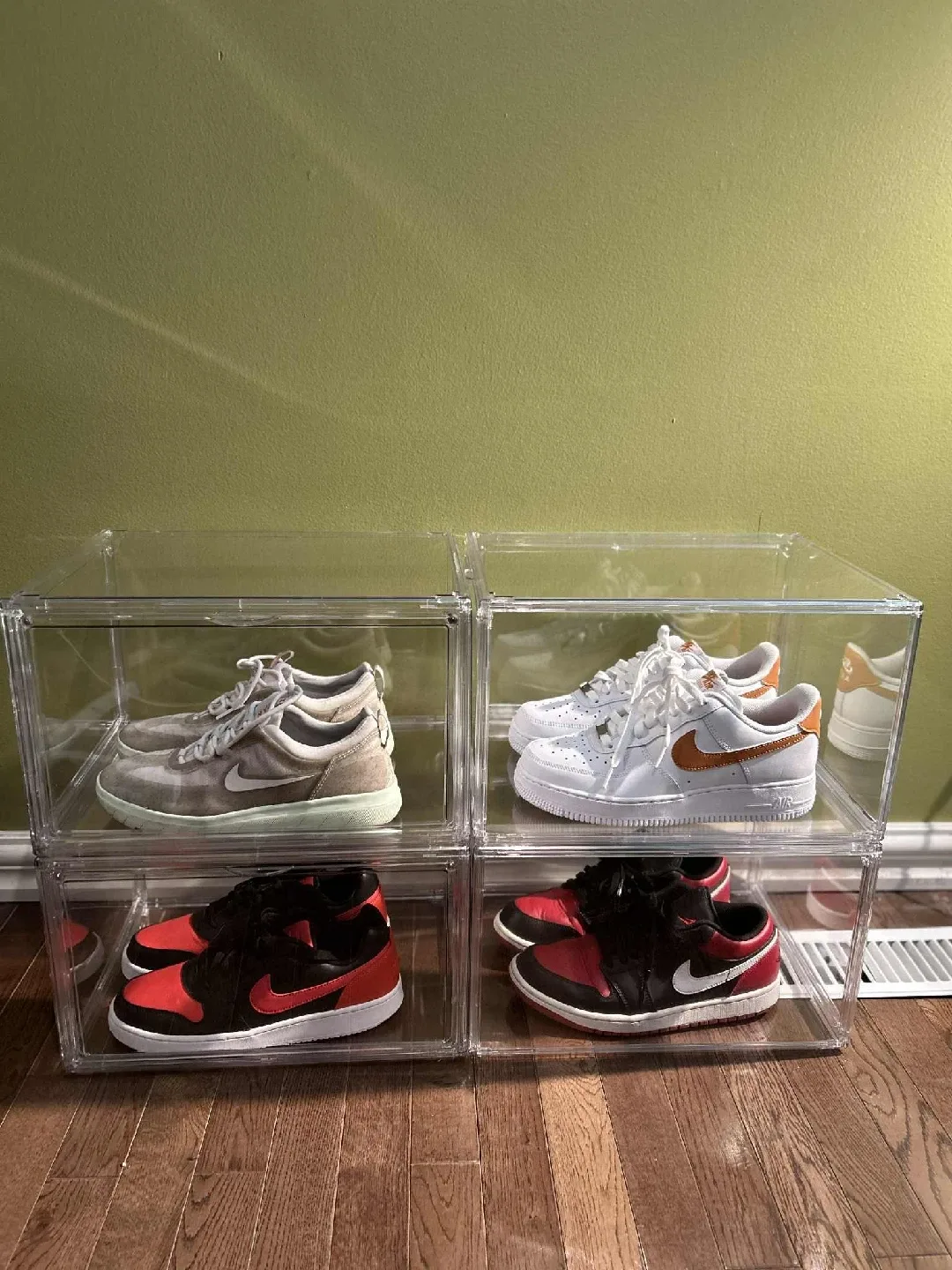 AG BOX Premium Stackable Shoe Box - 4 Boxes image indicator(5)