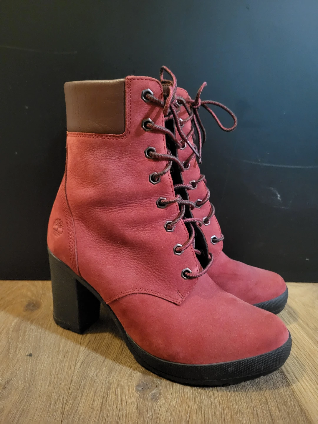 Timberland Allington Lace-up 6-inch boots Red (RARE)