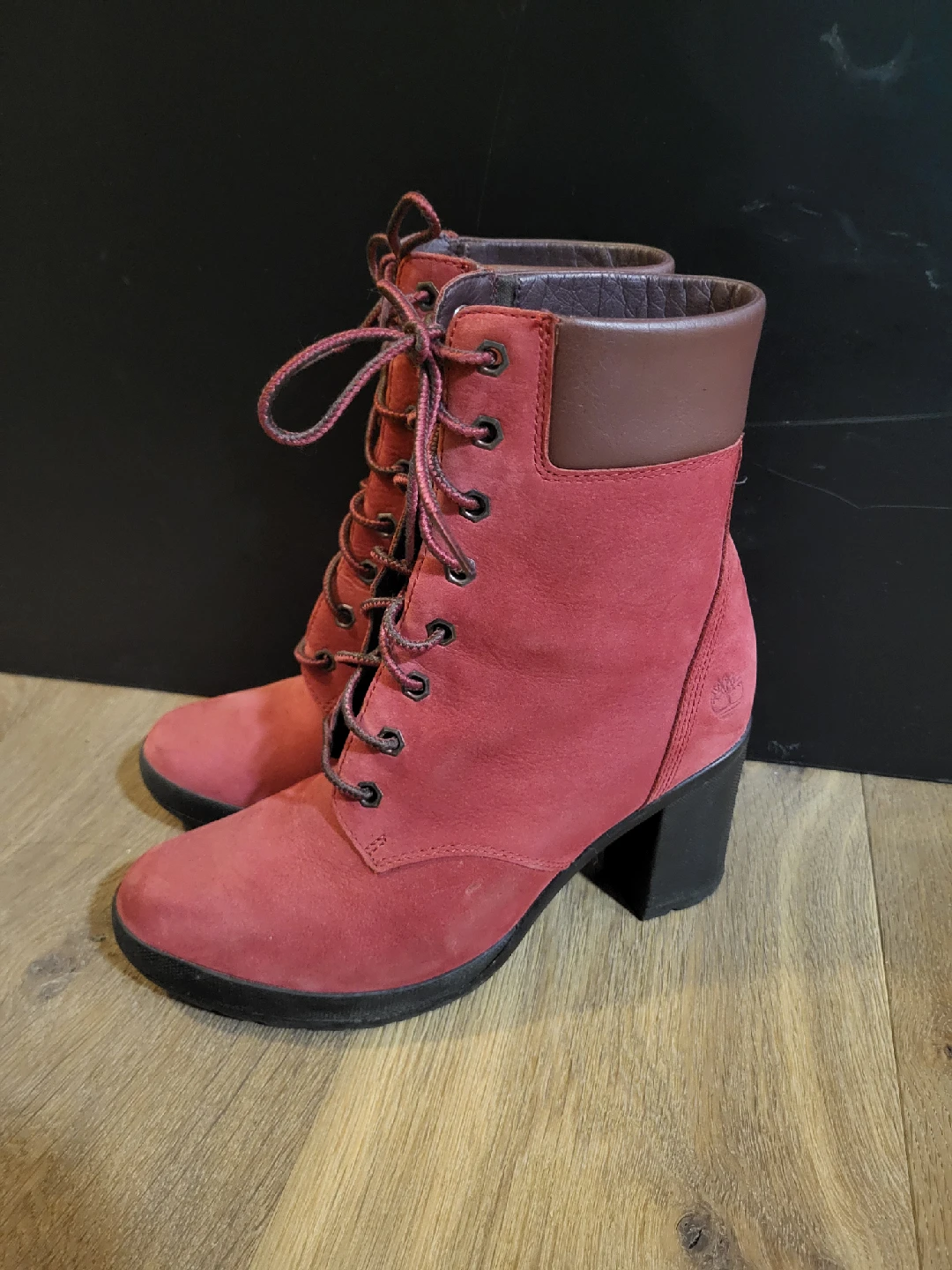 Timberland Allington Lace-up 6-inch boots Red (RARE) - photo 2