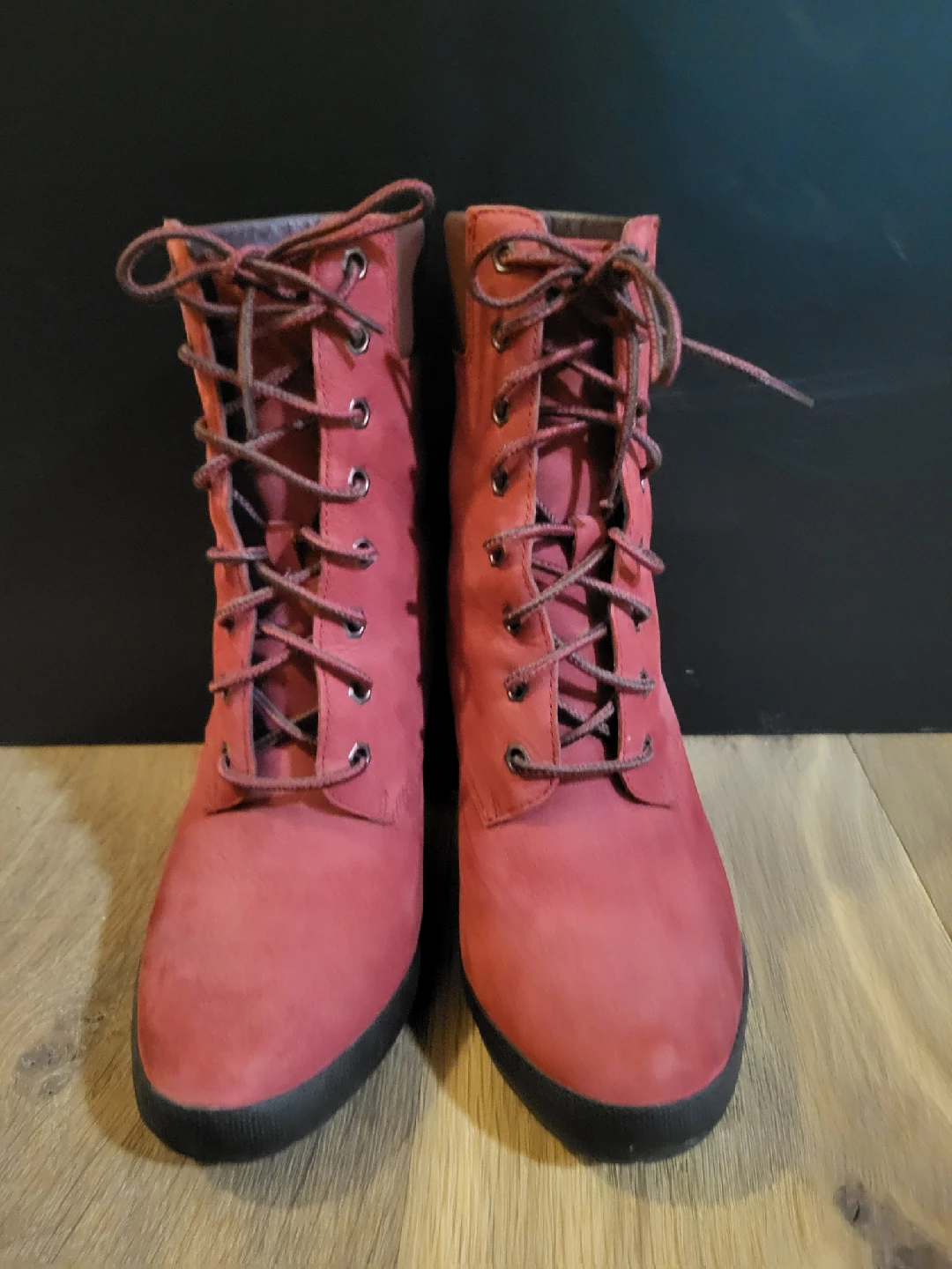 Timberland Allington Lace-up 6-inch boots Red (RARE) - photo 3