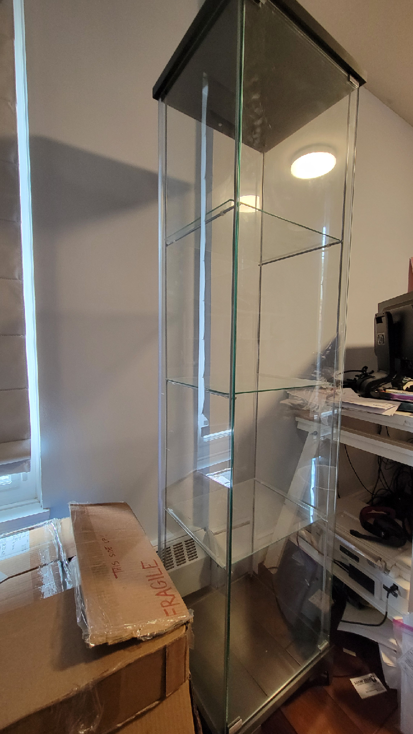IKEA Detolf Glass Display Cabinet - photo 2