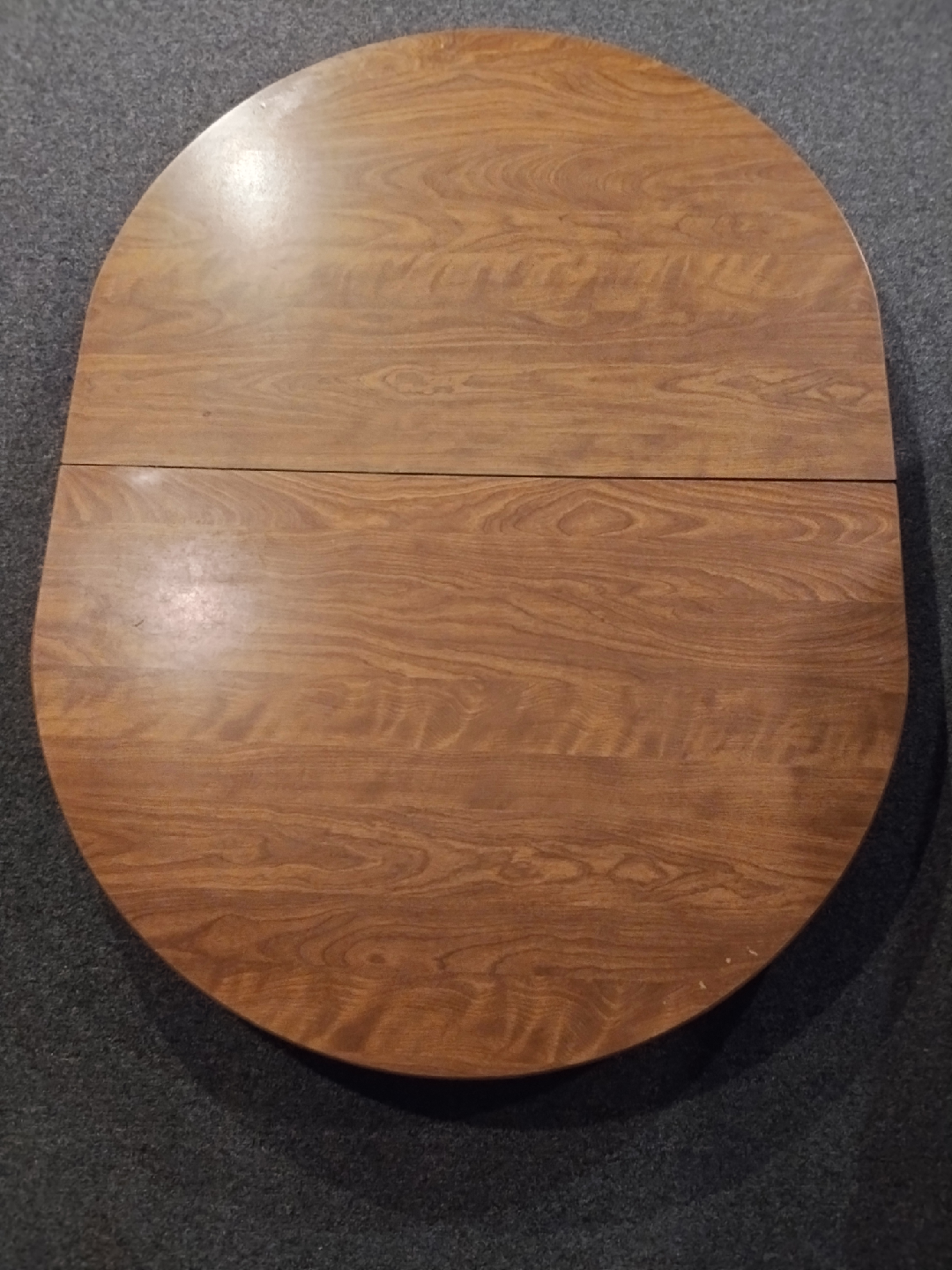 Vintage Wood Dining Table with Leaf