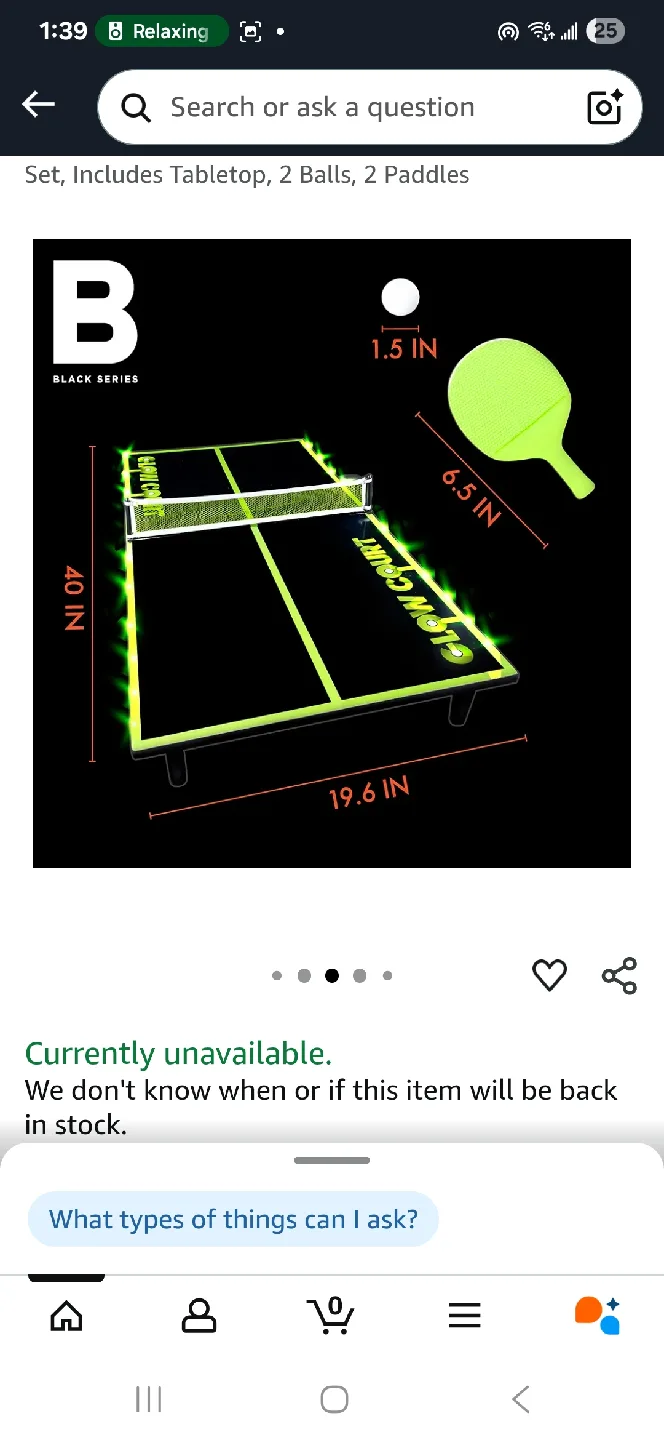 40 inch kids table tennis table top game image indicator(2)